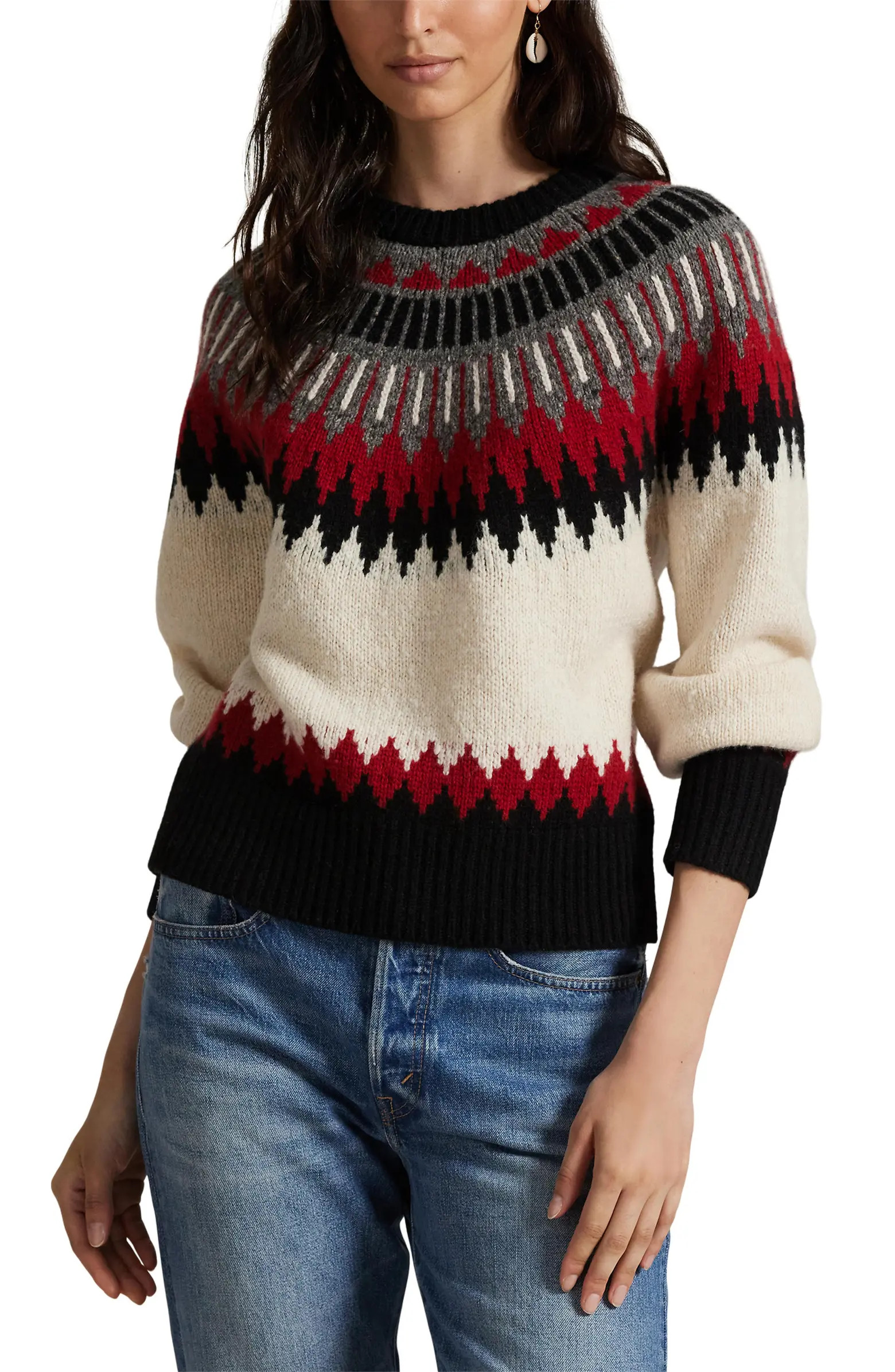 Fair Isle Wool & Cashmere Sweater | Nordstrom