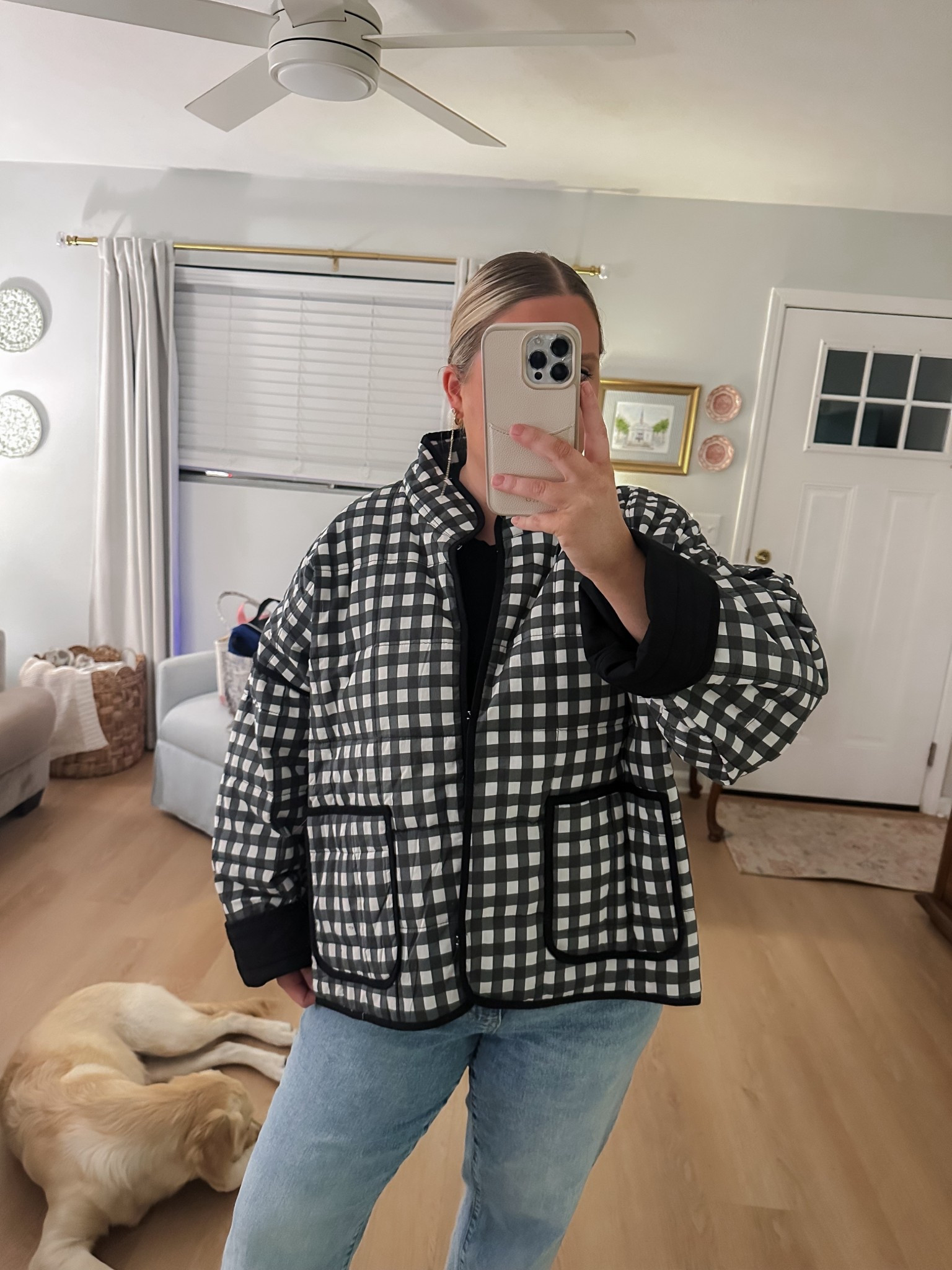 the comfiest quilted jacket from katydid! I sized up to an XXL for an oversized fit but it fits oversized already! 

#LTKMidsize #LTKStyleTip #LTKFindsUnder50