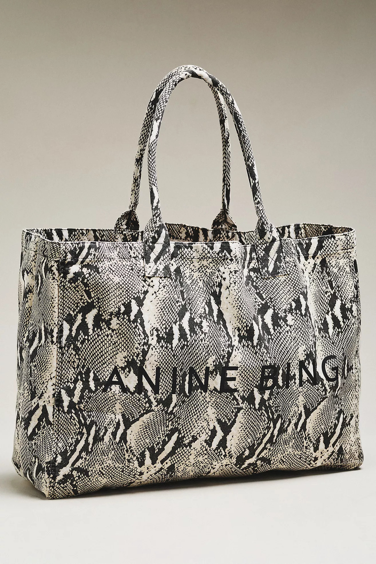Anine Bing Leo Canvas Tote Bag | Anthropologie (US)