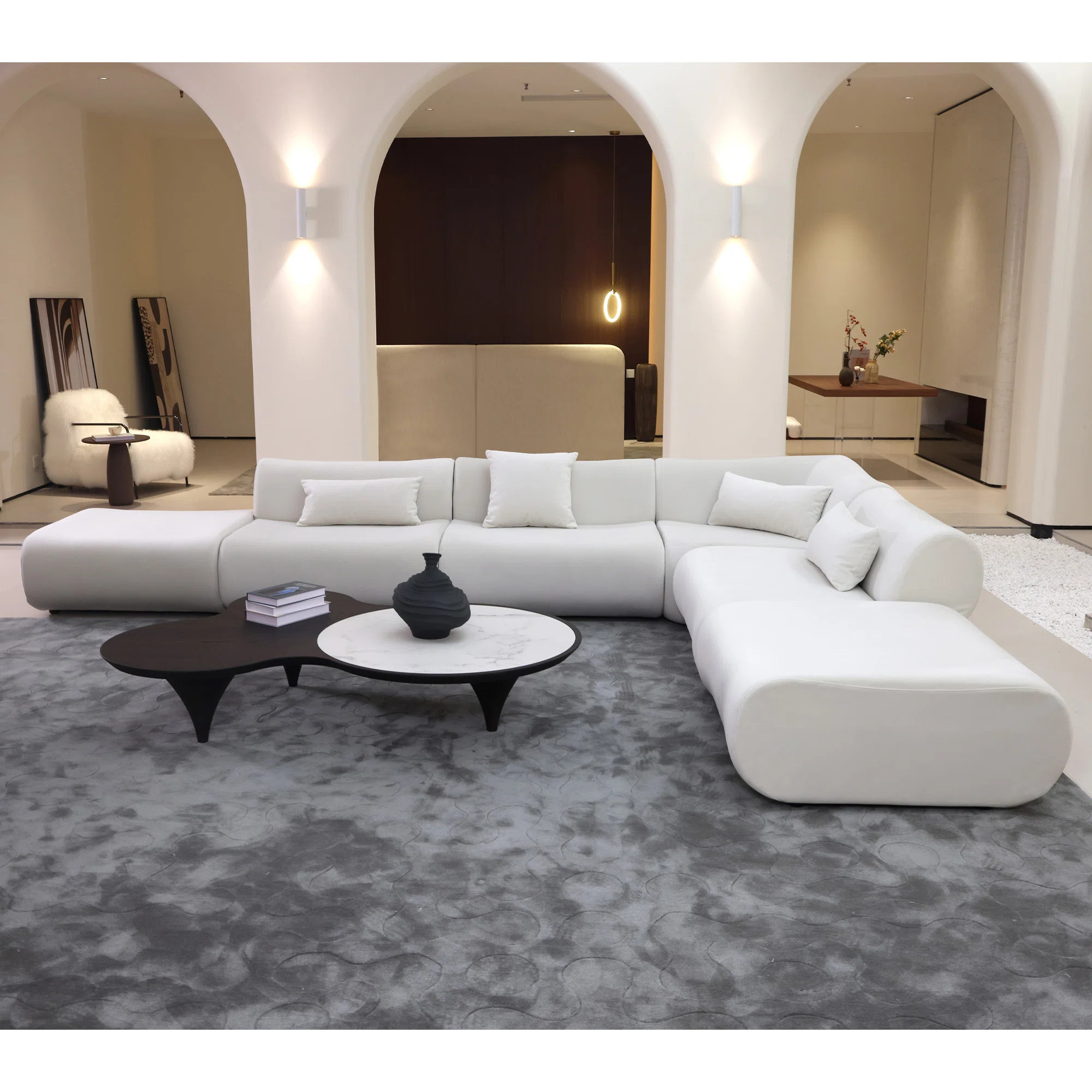 WPFurniture Vivienne Collection Luxury L-shape Sectional Sofa | Wayfair | Wayfair North America