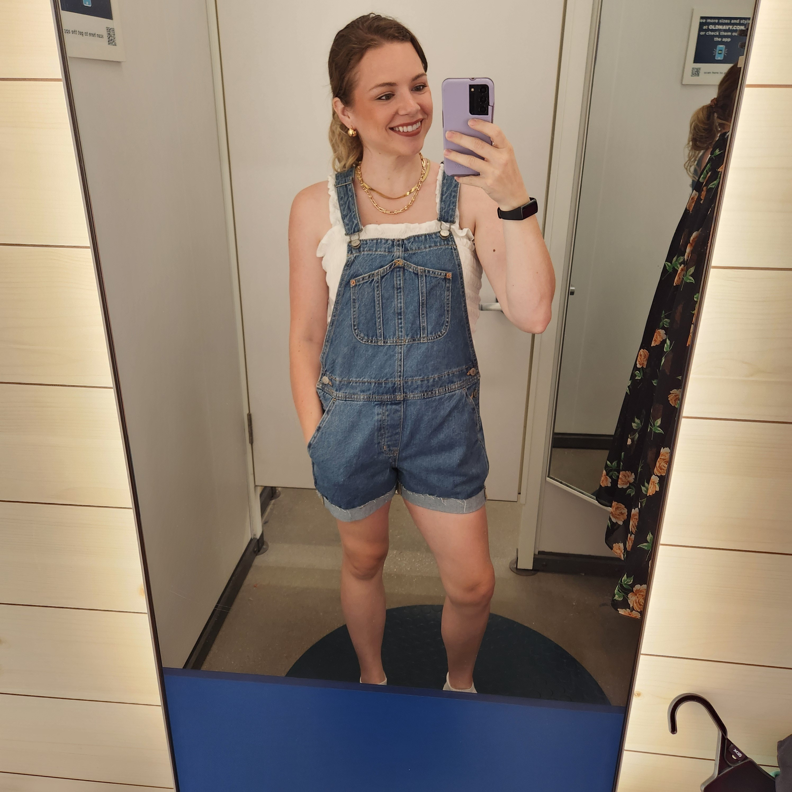 Medium Wash overalls size smallSmocked ruffle top size medium

#LTKSeasonal #LTKHome #LTKMidsize