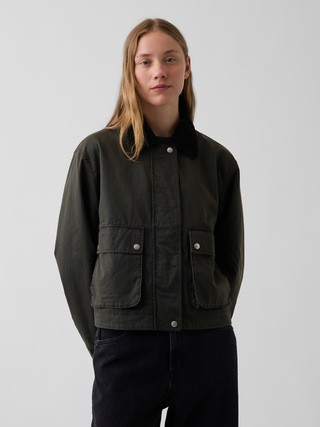 Waxed Canvas Barn Jacket | Gap (US)