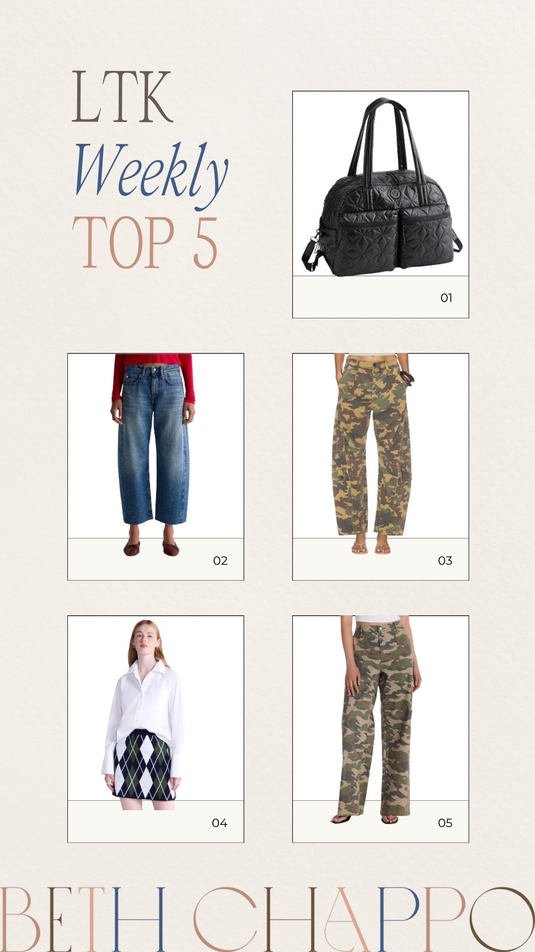 Weekly Top 5 ✨