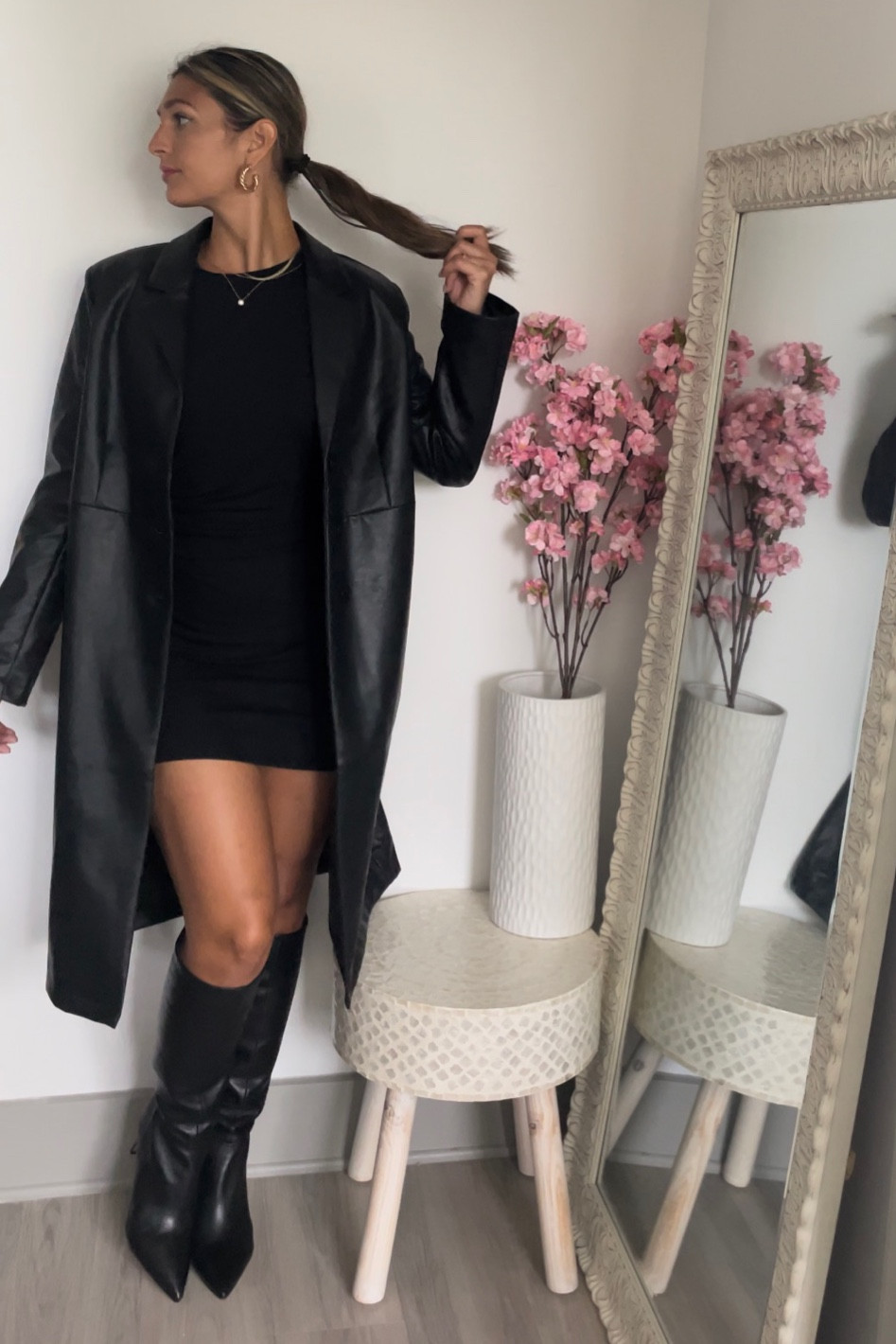 All black outfit. Date night outfit. Fashion outfit. Chic outfit. 

#LTKshoecrush #LTKstyletip #LTKsalealert