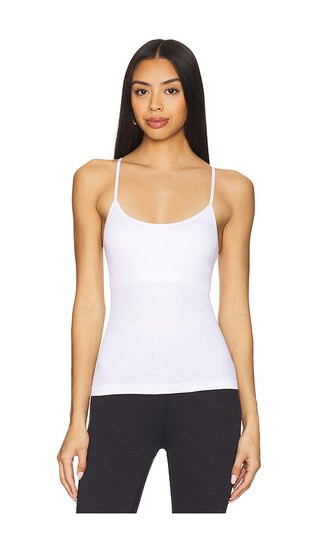 Loren Seamless Waist Length Tank Top in White | Revolve Clothing (Global)