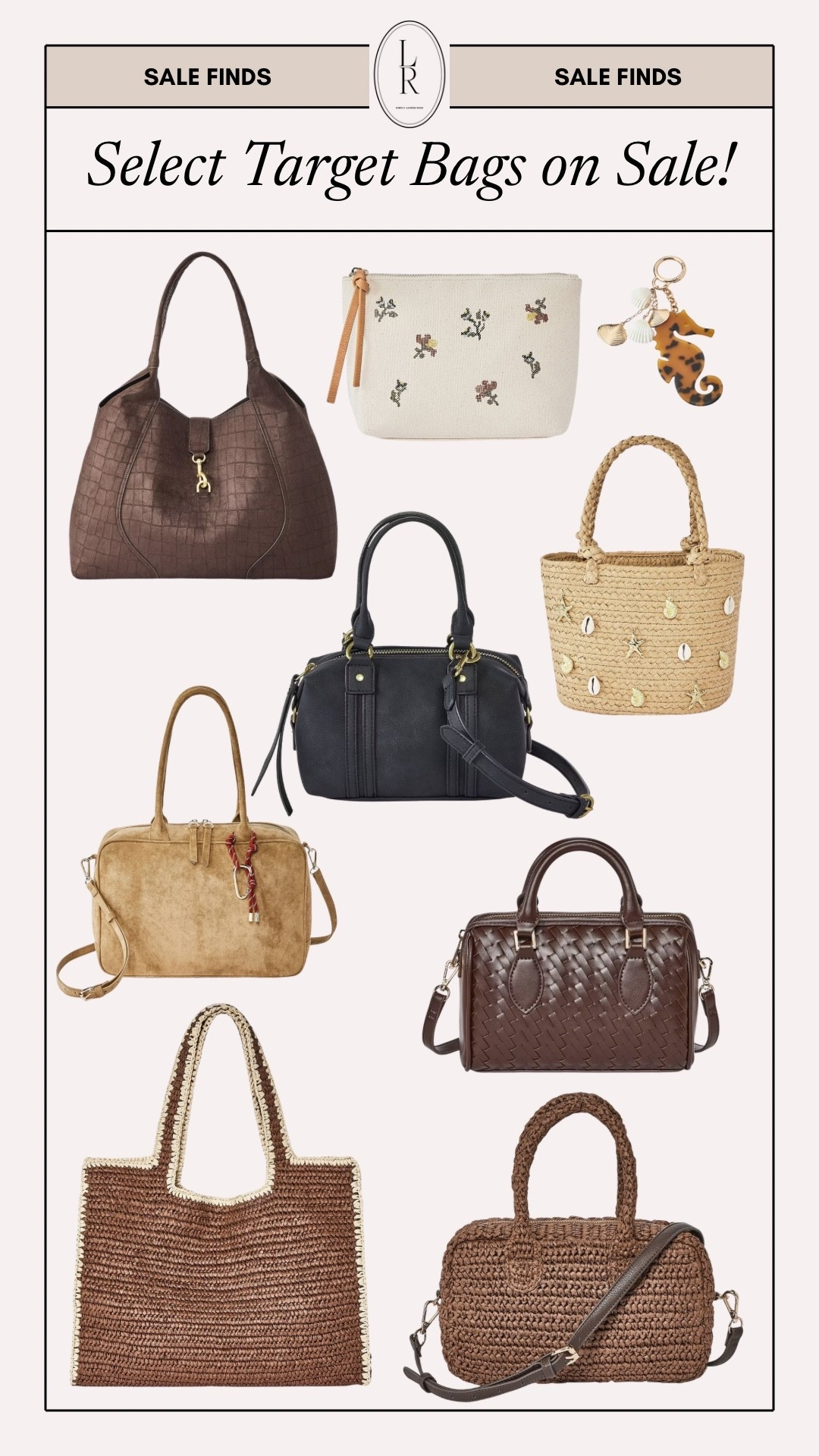 Select target bags on Sale!!

#LTKSaleAlert