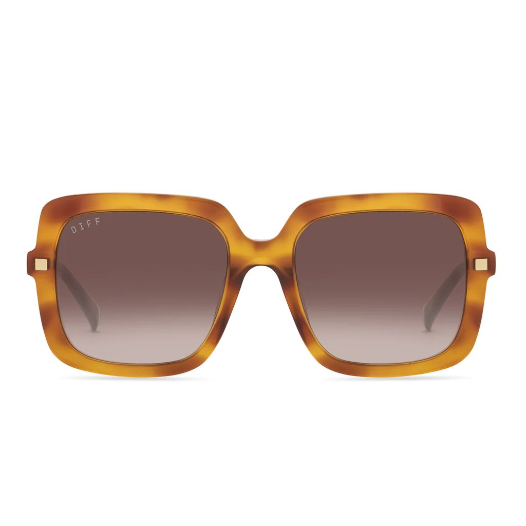 COLOR: andes tortoise   brown gradient sunglasses | DIFF Eyewear