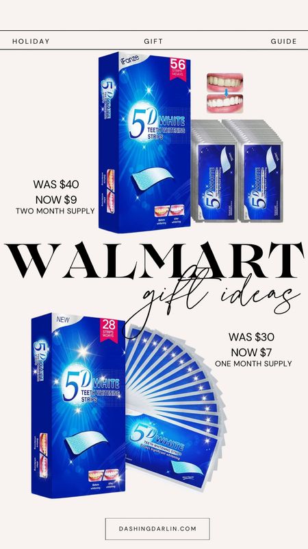 Latest deals + gift ideas all from WALMART!!! Teeth whitening strips for under $10!! Great stocking stuffer!! 
@walmart 
#walmartpartner #walmartfinds 

#LTKGiftGuide #LTKSeasonal #LTKHoliday