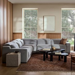 Dalton Motion Reclining 5-Piece L-Shaped Sectional (127") | West Elm (US)