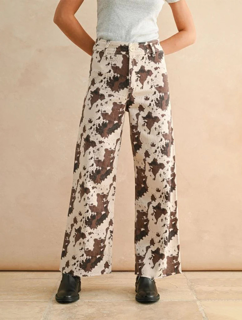 Cow Print Pants | JAYNE