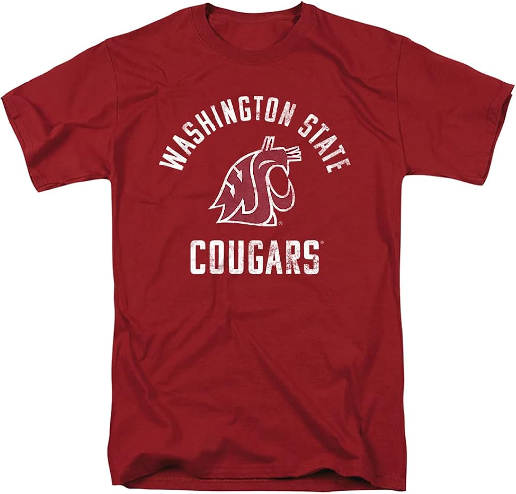 Washington State University Official Cougars Logo Unisex Adult T Shirt | Amazon (US)