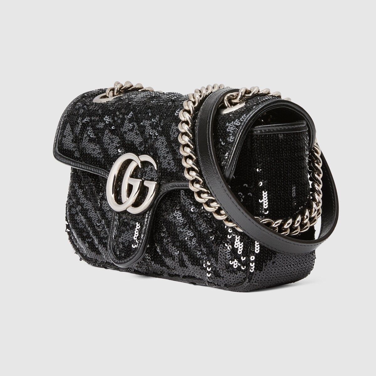 GG Marmont mini sequin shoulder bag | Gucci (US)