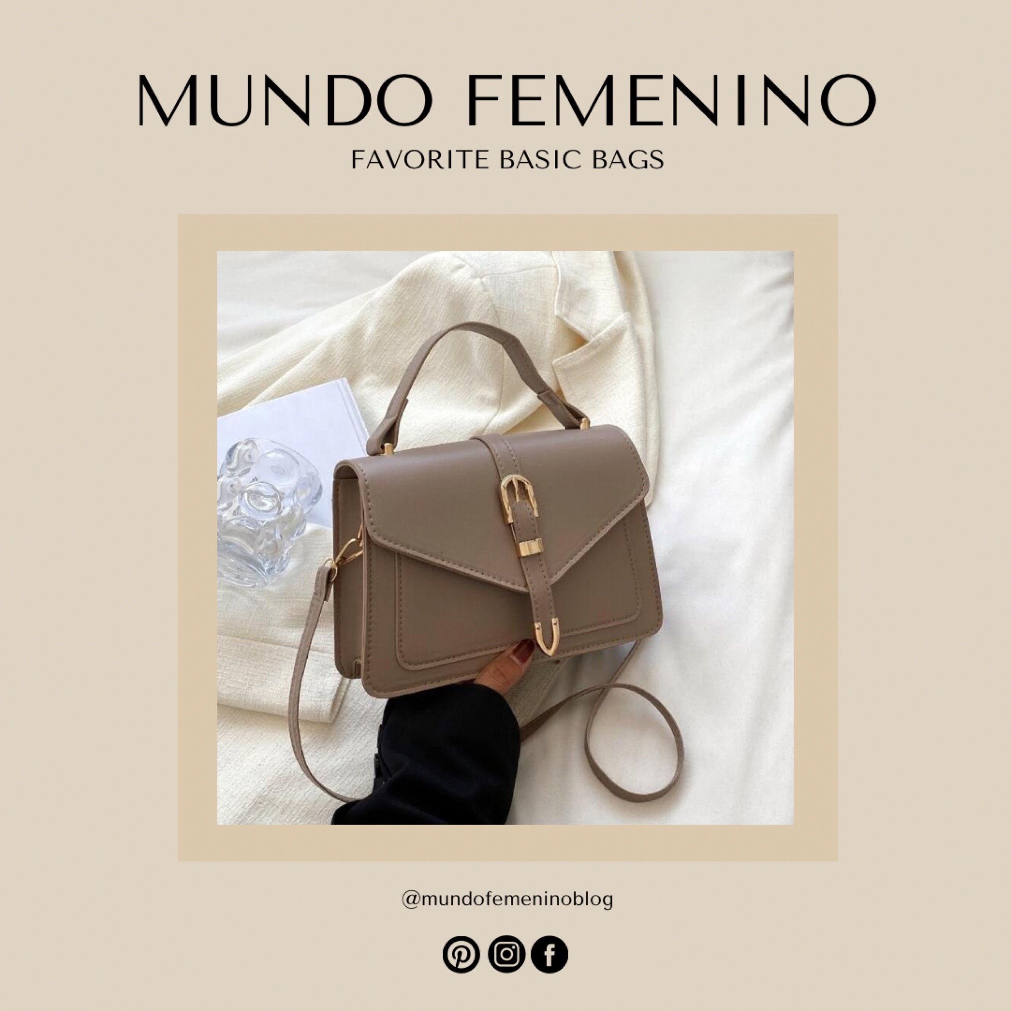 Toupe color cute basic bag, I love the shape is so simple and classy ❤️‍🔥

#LTKitbag #LTKHoliday #LTKCyberweek