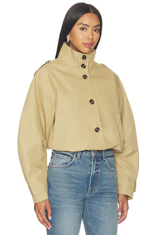 Fayden Jacket in Military Khaki | Revolve Clothing (Global)