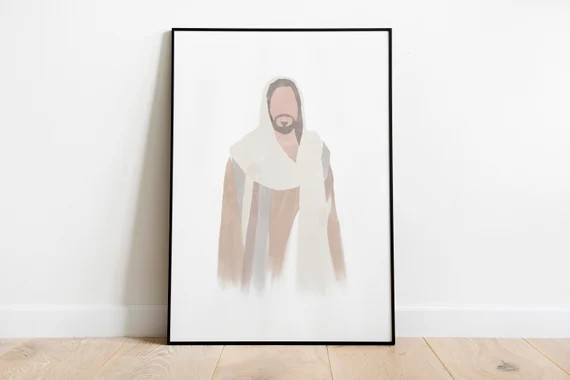 Jesus the Christ Watercolor Jesus Picture Digital Download - Etsy | Etsy (US)