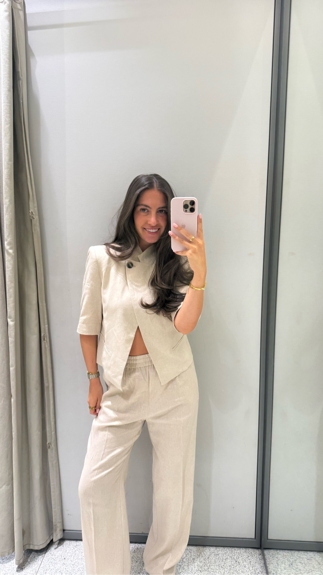 Linen set, co ord , linen short sleeved blazer, linen trousers, beige set, holiday outfit, spring outfit, summer outfit , New in, @Zara 

#LTKsummer #LTKstyletip #LTKspring