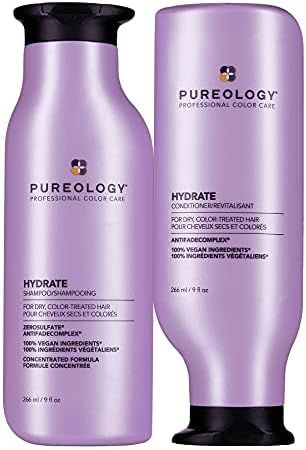 Amazon.com: Pureology Hydrate Moisturizing Shampoo & Conditioner Bundle | For Dry, Color Treated ... | Amazon (US)