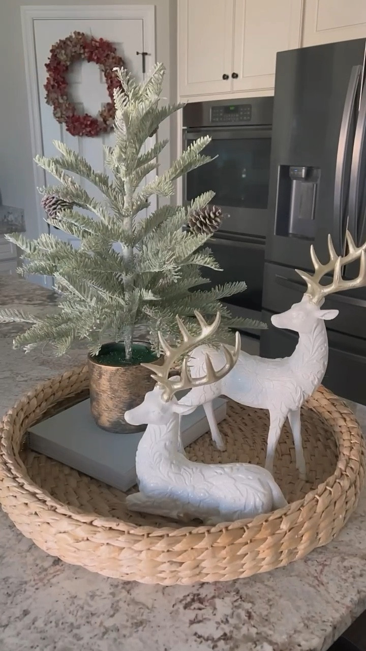 New Christmas At Walmart !! 

Sharing an idea for styling this new Christmas Tree and Deer from the; My Texas House - Christmas Line, available now at Walmart ! 

Tray: Pottery Barn
Book: Homebody Joanna Gaines 

Christmas, Christmas Home, Christmas Centerpiece, Christmas Tray Styling, Styling the Seasons, Holiday Home, Christmas Home 

#LTKhome #LTKHoliday #LTKSeasonal