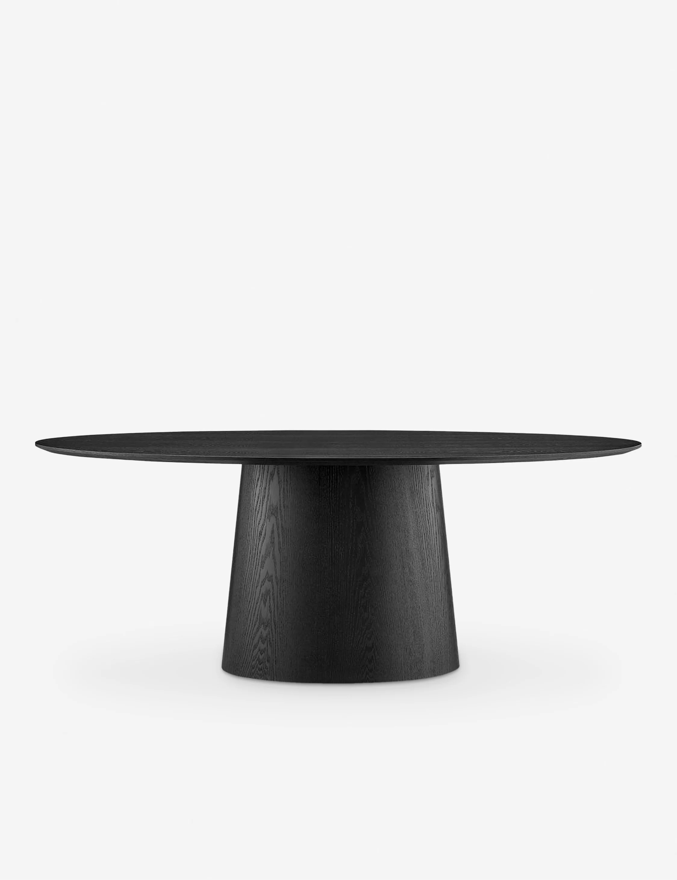 Beth Oval Dining Table, Black | Lulu and Georgia 