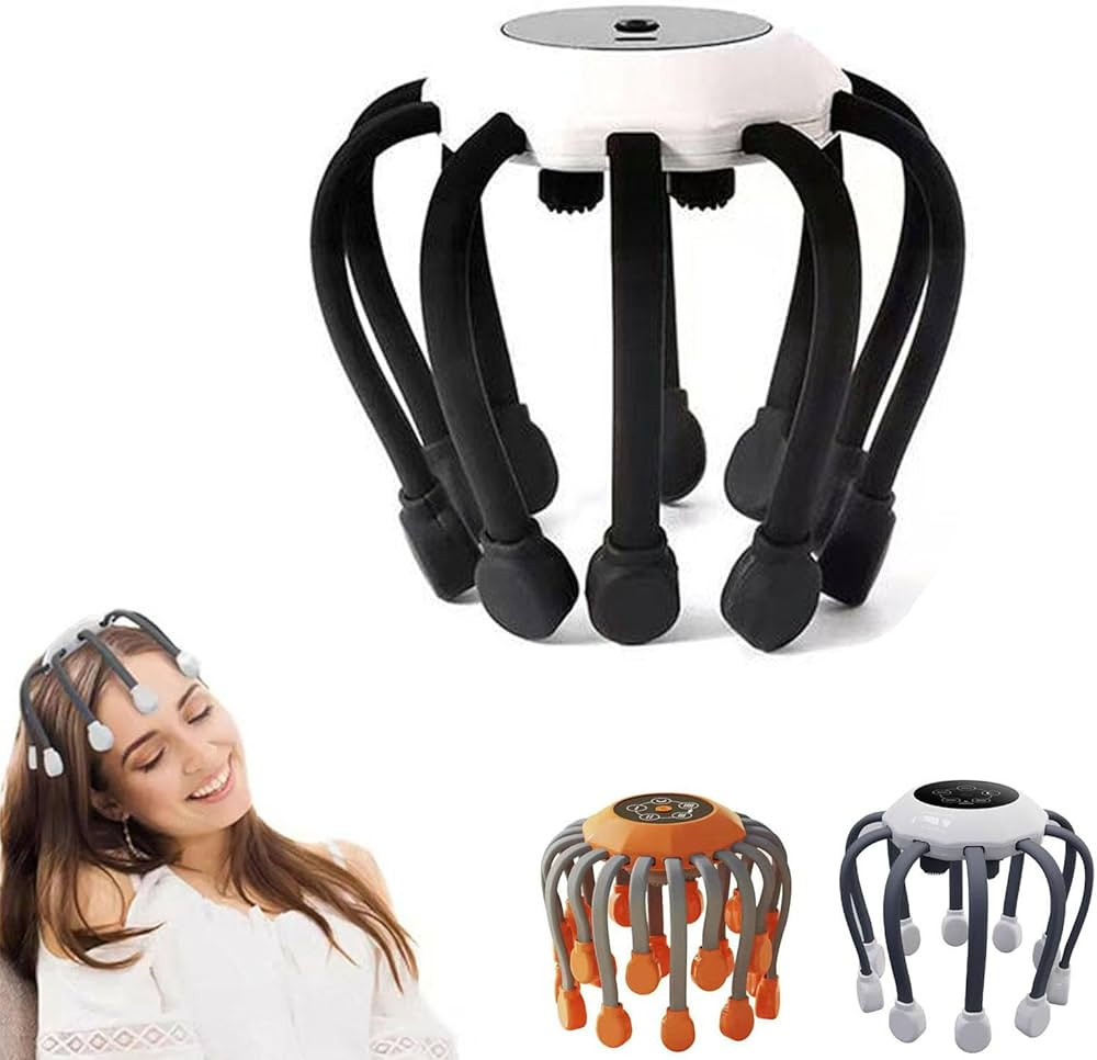 Head Massager Scalp Massager Electric Scalp Massager,Octopus Head Massager Scalp,Electric Scalp M... | Amazon (US)