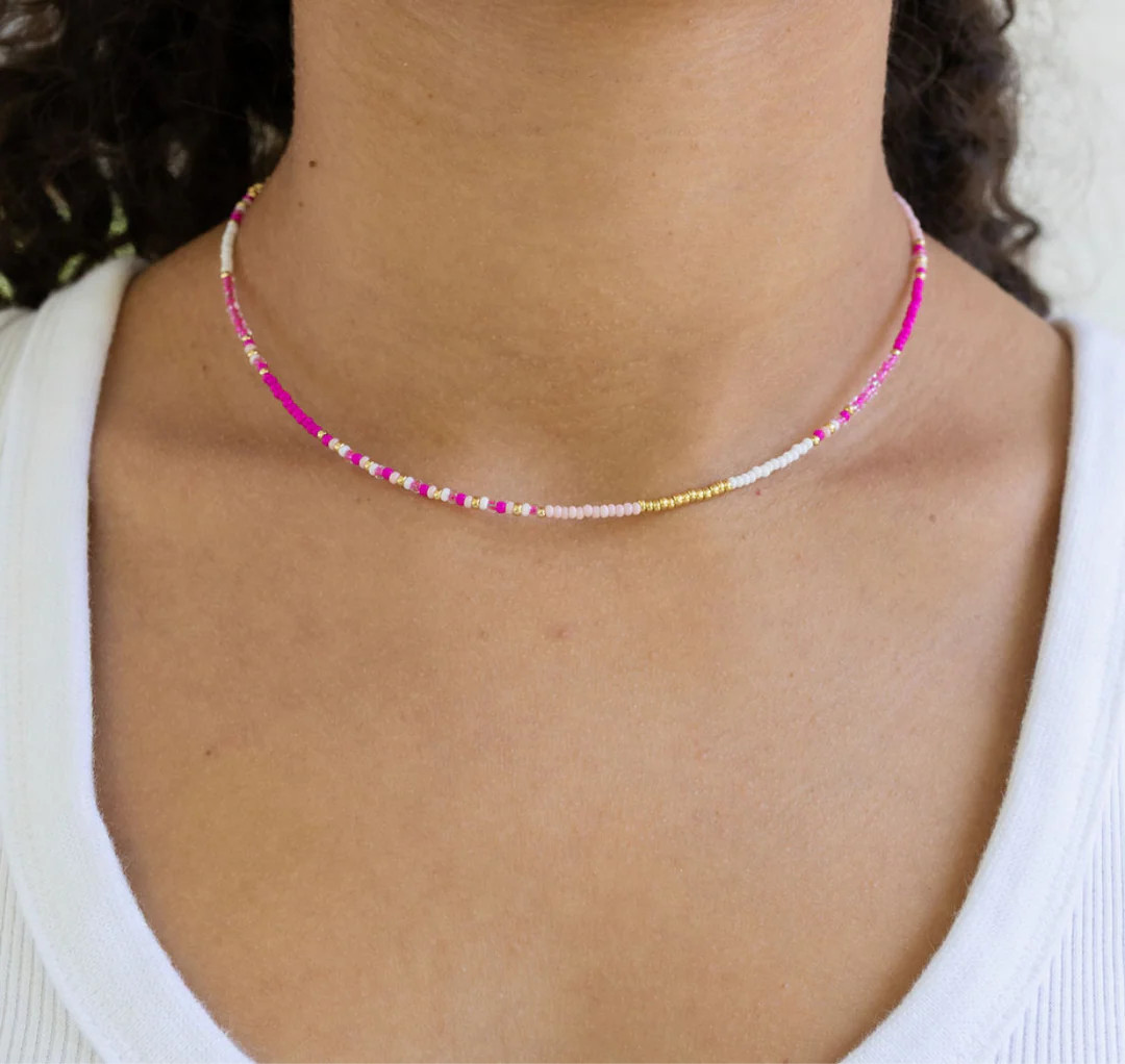 Kokomo Tiny Beaded Necklace | Erin McDermott Jewelry
