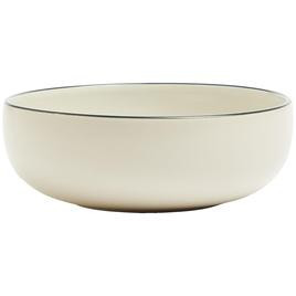 M&S 12 Piece Tribeca Rimmed Dinner Set, Black Mix | Ocado