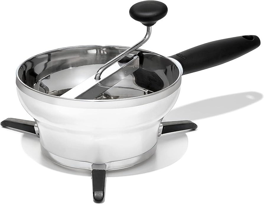 OXO Good Grips Stainless Steel Food Mill For Purees,Silver | Amazon (US)