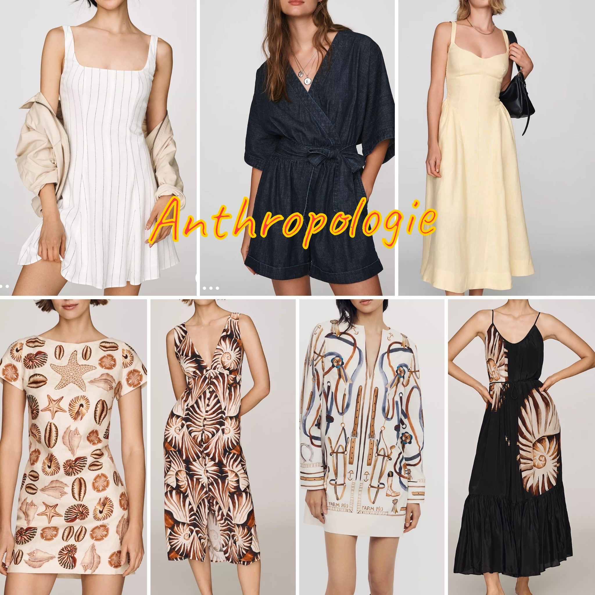 Anthropologie finds 
Loving these dresses
Summer dress
Vacation dress