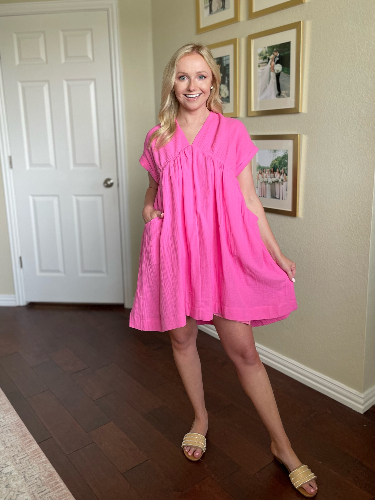 Wearing a small | summer dress, summer outfit, pink dress, swim cover up, cover up, sundress, casual dress 

#LTKSeasonal #LTKFind #LTKstyletip