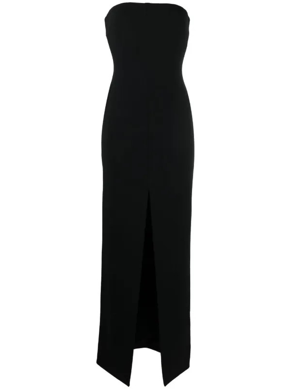 Solace London Strapless Maxi Dress | Black | FARFETCH | Farfetch Global
