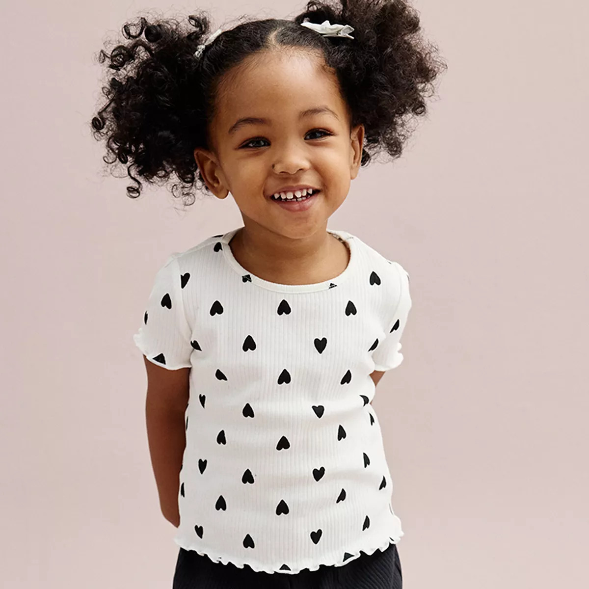 Baby & Toddler Girl Jumping Beans® Short Sleeve Lettuce Edge Tee | Kohl's