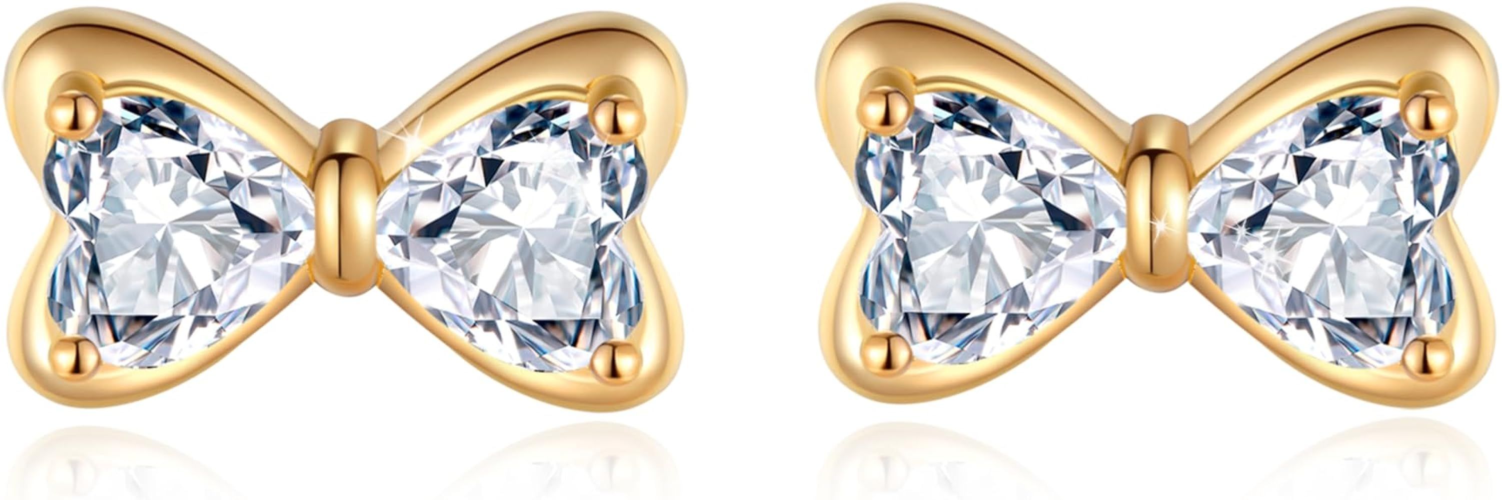 Hypoallergenic Earrings for Women: 925 Sterling Silver Rainbow Moonstone/Opal/Turquoise Screw Bac... | Amazon (US)