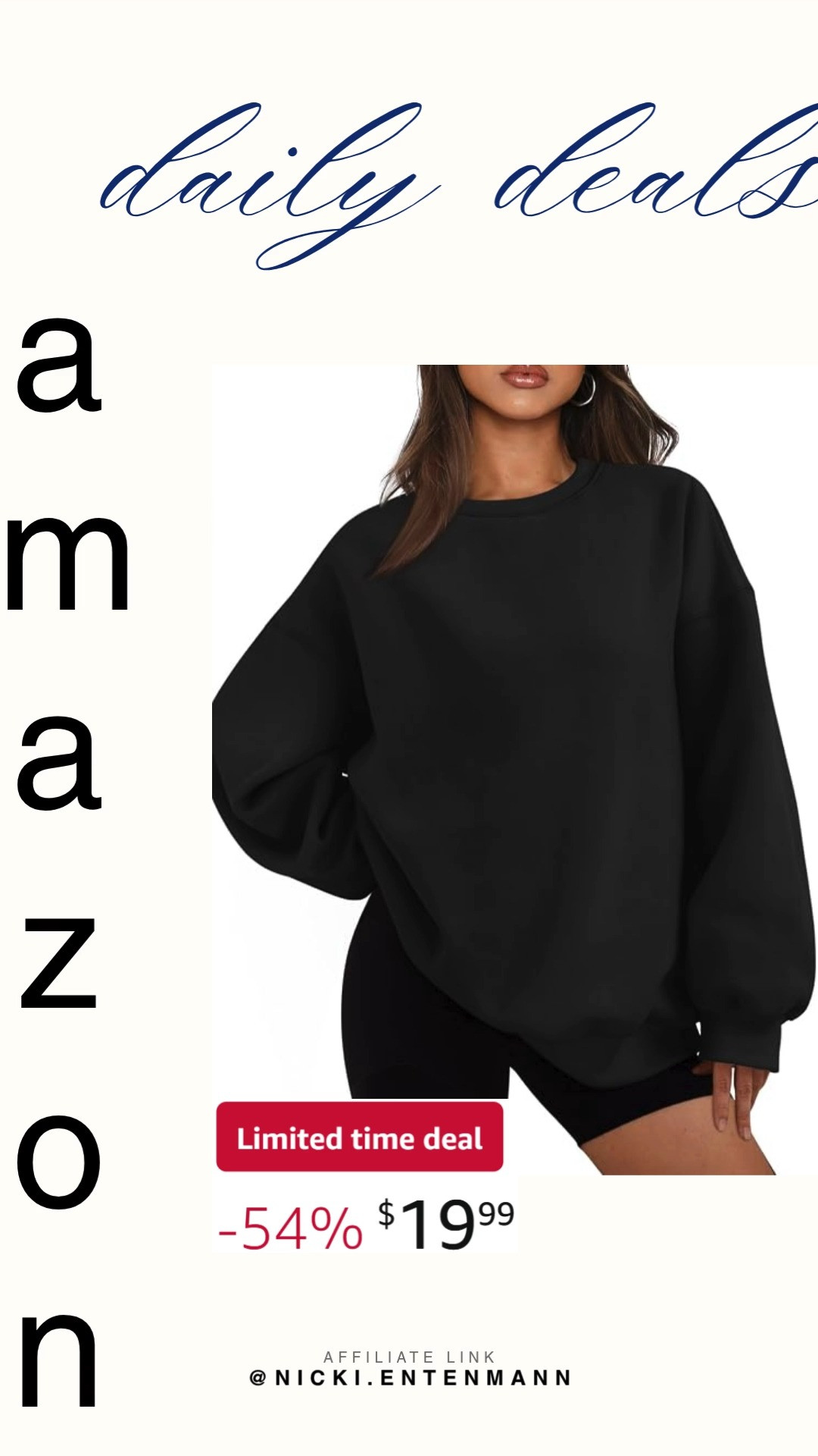 Stay effortlessly chic with Womens Oversized Sweatshirts Crewneck Casual Lounge Fall Outfits crafted for cozy flair. Perfect for layering, they blend comfort, style, and confidence seamlessly. #oversizedsweatshirt #crewneckstyle #fallfashion #casuallounge #cozyoutfits #styleessentials #ootdfashion #amazonfinds #shoppingdeal #modernliving 👕🍂✨
 

 #LTKdayinmylife #LTKootd #LTKSaleAlert