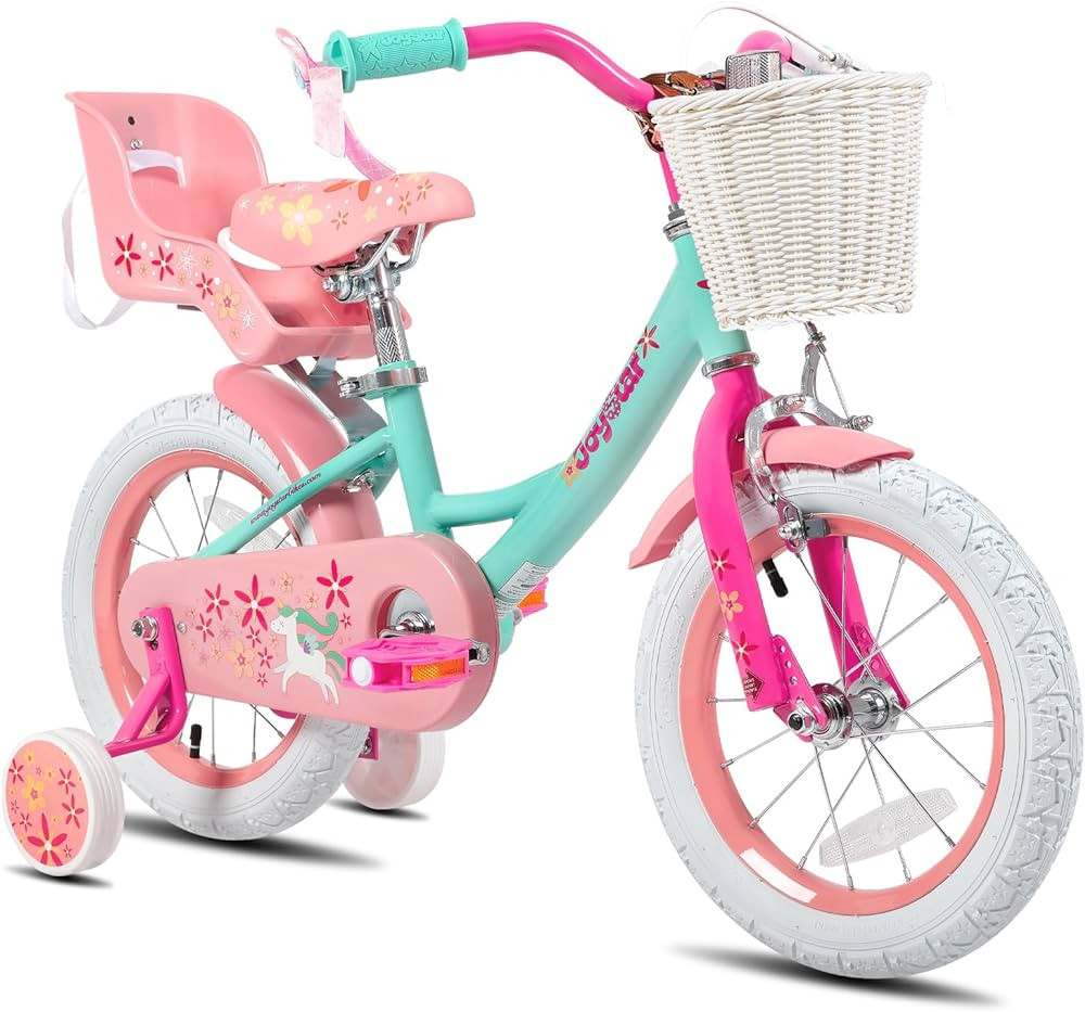 JOYSTAR Unicorn Kids Bike for Girls Ages 2-9 Years Old, 12 14 16 18 Inch Kids Bike with Training ... | Amazon (US)