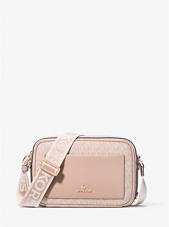 Maeve Large Logo and Faux Leather Crossbody Bag | Michael Kors US