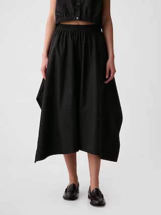 Handkerchief Hem Midi Skirt | Gap (US)