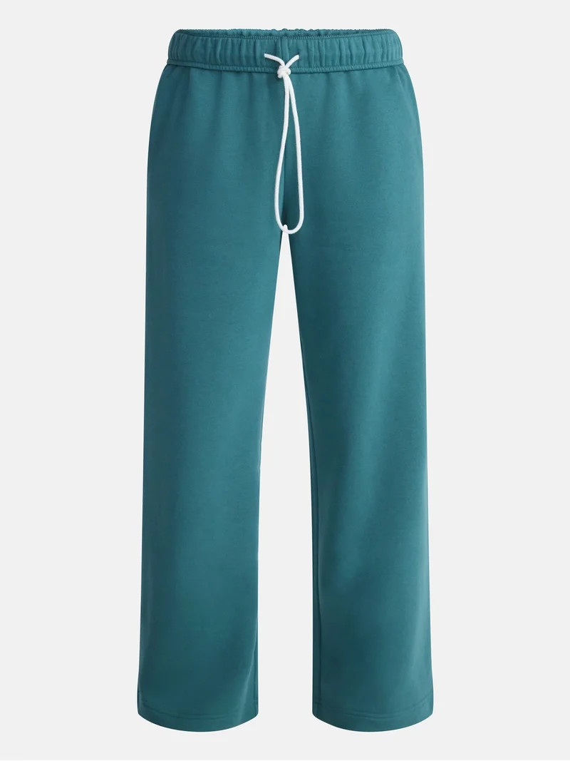 No Boundaries Wide Leg Fleece Pants, 30" Inseam, Women\u2019s XXS-XXL | Walmart (US)