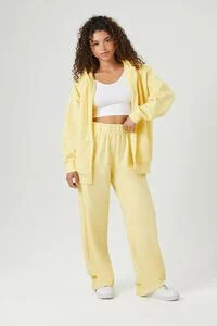 French Terry Wide-Leg Pants | Forever 21 (US)