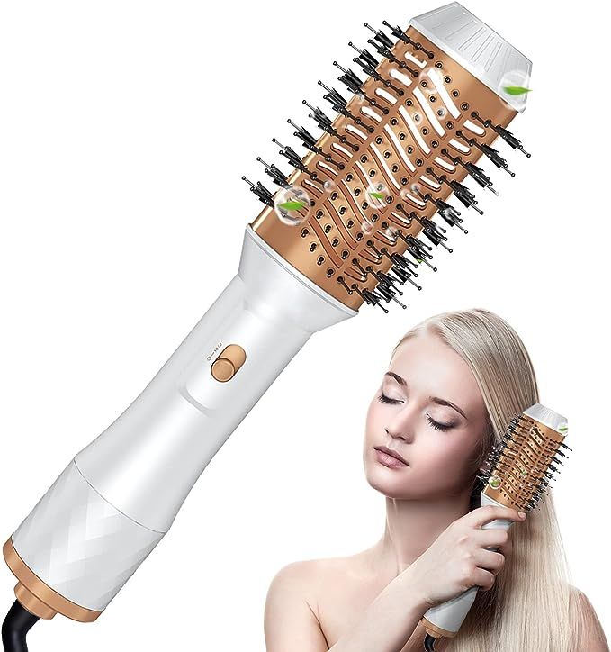 Hair Dryer Brush, Hot Air Brush with Enhanced Barrel,Blow Dryer Brush and Styler Volumize in One,... | Amazon (US)
