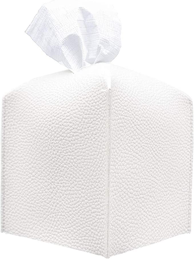 Amazon.com: Carrotez Tissue Box Cover, [Refined] Modern PU Leather Square Tissue Box Holder - Dec... | Amazon (US)