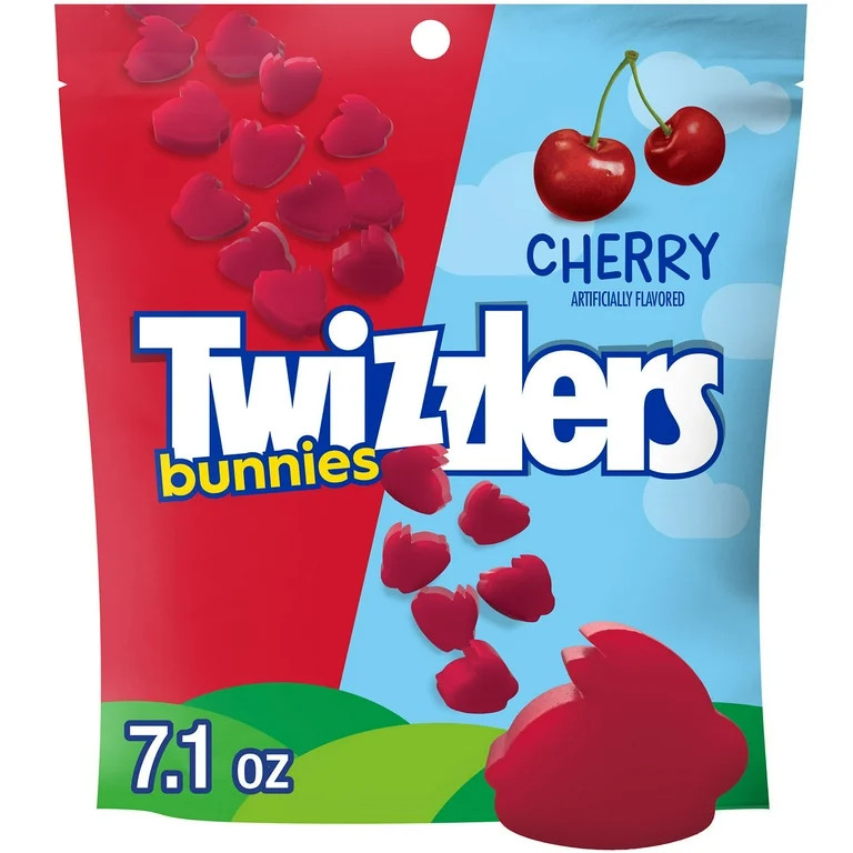 TWIZZLERS Cherry Flavored Bunnies, Easter Candy Bag, 7.1 oz | Walmart (US)