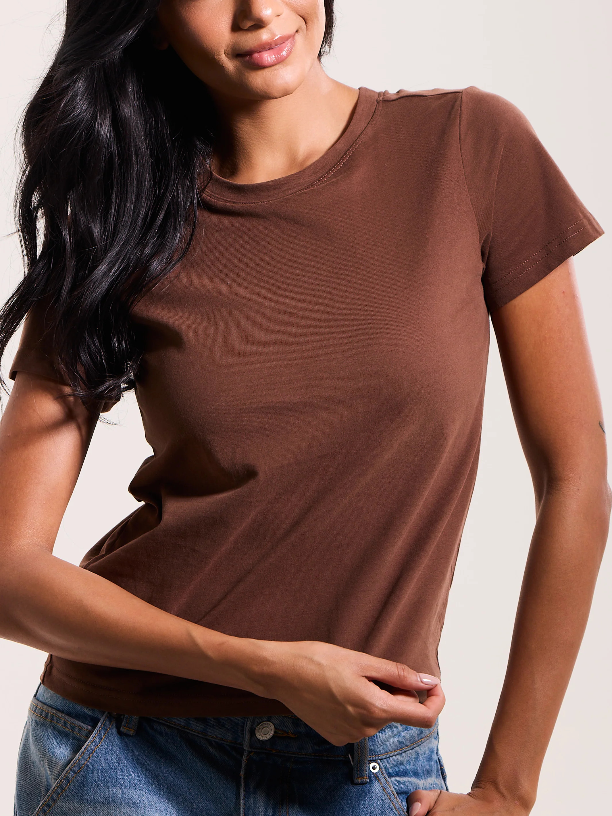 Cotton Tee Full Length | Klassy
