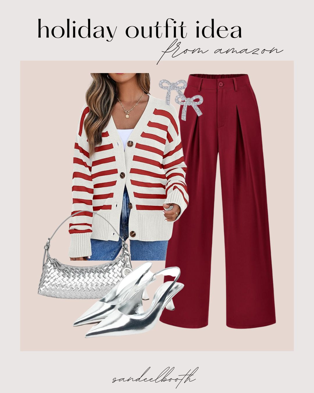 Holiday outfit idea from Amazon!

corporate holiday party outfit, business casual holiday party outfit, holiday sweater 

 #LTKHoliday #LTKSeasonal #LTKWorkwear