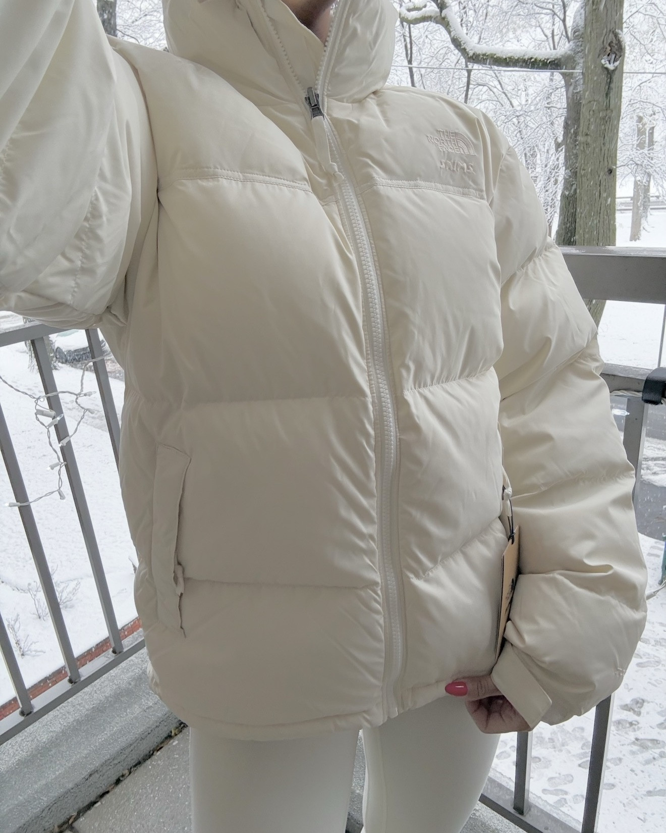 the north face x skims 1996 nuptse jacket in bone with the nuptse scarf ! ❄️🤍



#LTKPetite #LTKHoliday #LTKSeasonal