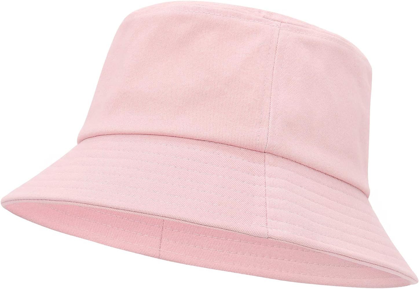 Durio Pink Bucket Hat Bucket Hats for Women Teens Travel Summer Womens Bucket Hat Packable Beach ... | Amazon (US)