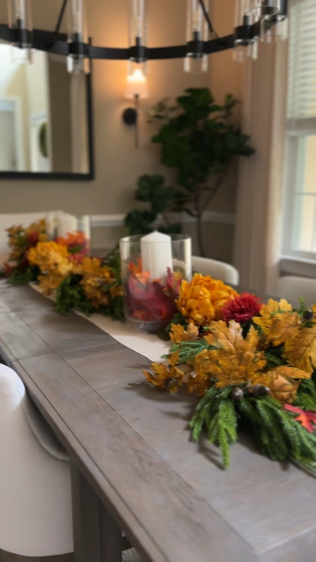 The Norfolk Real Touch Pine Garland is a holiday must have, but I received the new  exclusive Deluxe version and let me say it is 😍 You will find yourself using this beautiful garland now through the holiday season. #ad

The deluxe version features double the greenery and a luscious 96" length, making it the perfect base layer for a seasonal table scape. I styled it with fall stems and accents and will easily be able to transfer over to holiday in the coming months. 

@afloral #afloral


#LTKHome #LTKSeasonal #LTKVideo