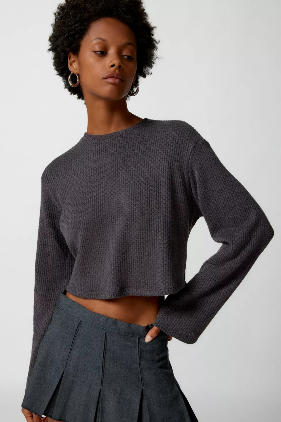 Urban Renewal Remnants Bubble Drippy Sleeve Pullover | Urban Outfitters (US and RoW)