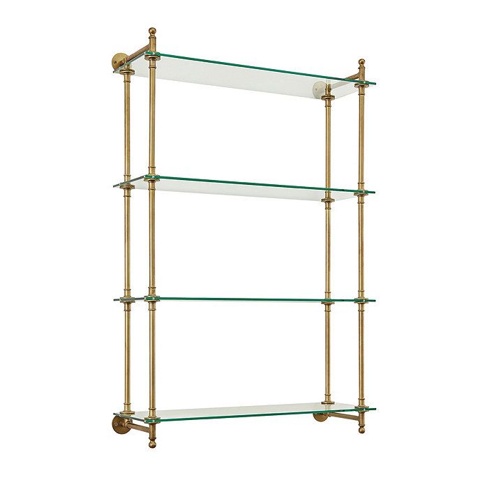 Marloe Brass & Thin Glass Shelves … curated on LTK
