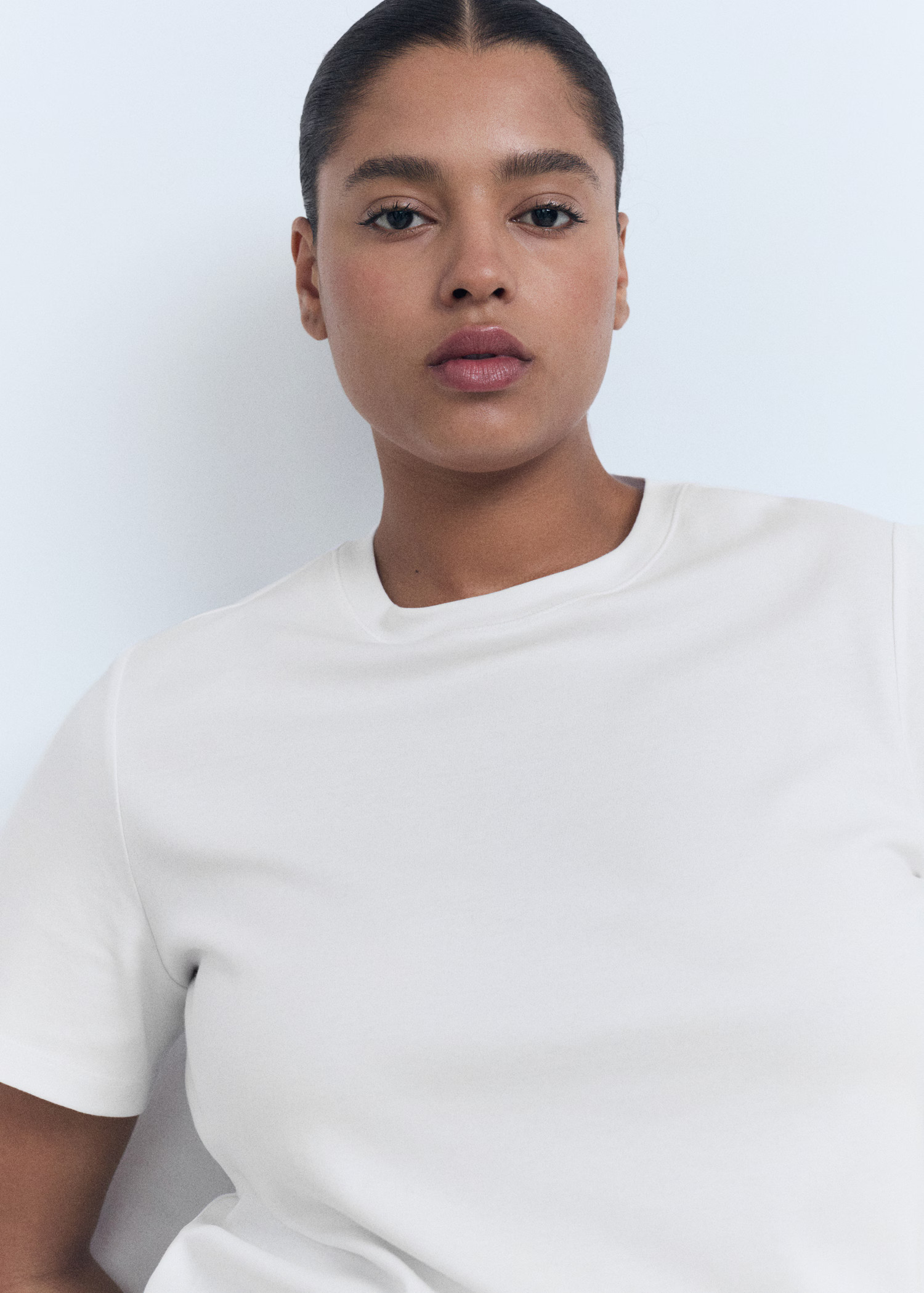 Cotton short-sleeved t-shirt | MANGO (UK)