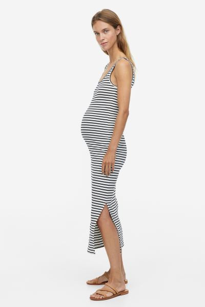 MAMA Ribbed Sleeveless Dress | H&M (US + CA)